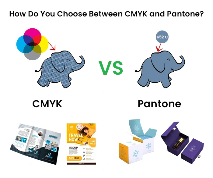 How Do You Choose Between CMYK and Pantone?​