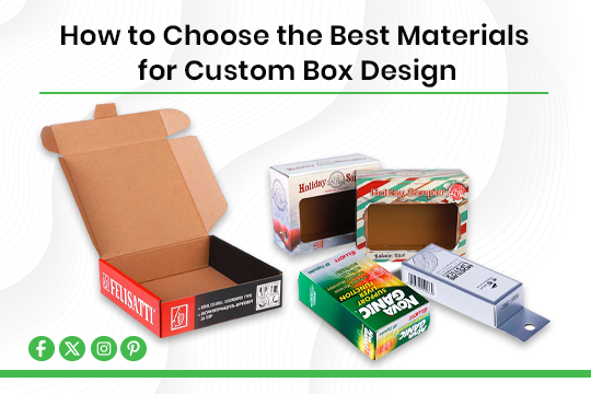 Read more about the article How to Choose the Best Materials for Custom Box Design